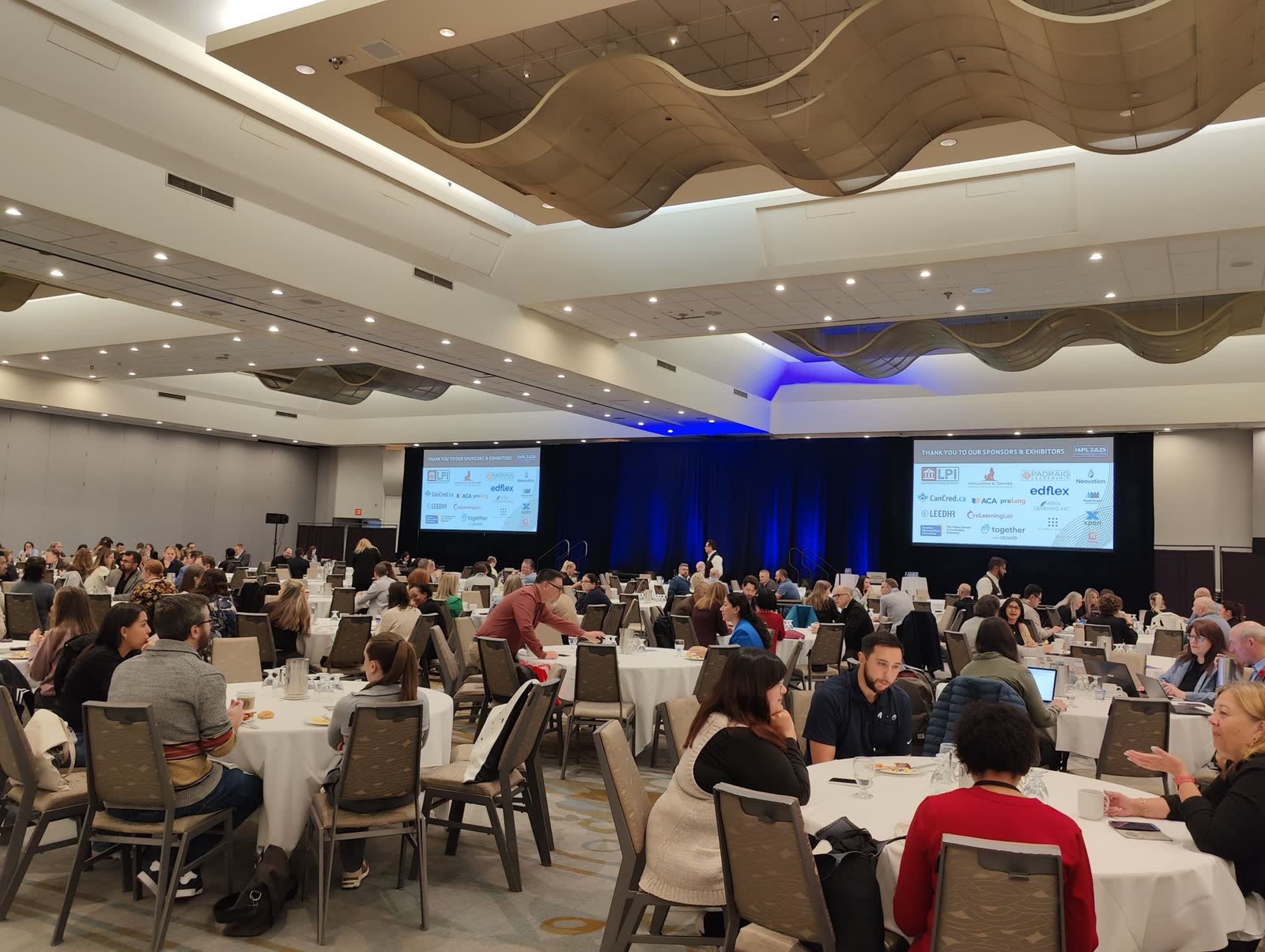 Delegates filling the ballroom at the I4PL national conference.